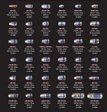 Picture of Lightning Ammo Lead Cast Handgun Bullets .38 Cal .358" 158 gr RNFP-CB 100/ct Box LA-2010