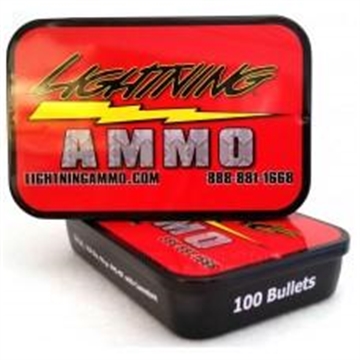 Picture of Lightning Ammo Rifle Bullets .22 Cal .224" 55 gr FMJ-BT w/c 100/ct Tin LA-1956