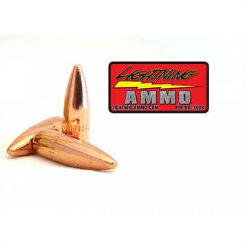 Picture of Lightning Ammo Rifle Bullets .22 Cal .224" 55 gr FMJ-BT w/c 500/ct Box LA-1955