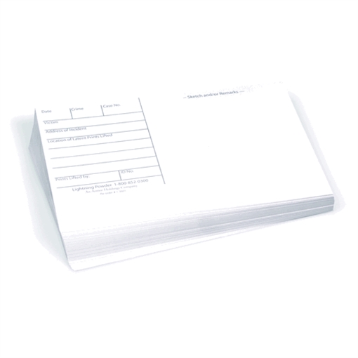 Picture of Lightning Powder Latent Print Cards 1004077