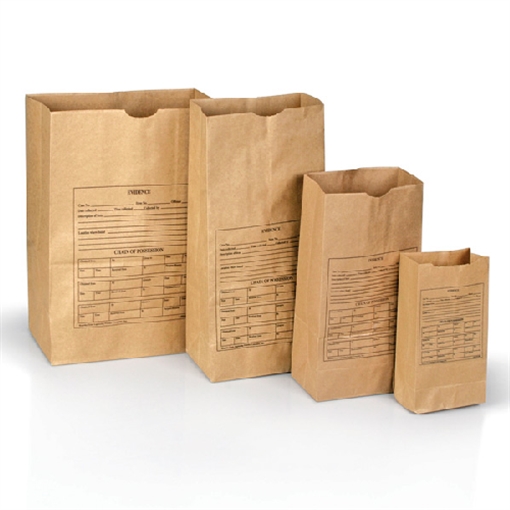 Picture of Lightning Powder Printed Paper Evidence Bags Style 4 1005306 844272000630