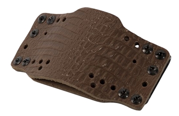 Picture of Limbsaver CrossTech Leather IWB/OWB Dark Brown Leather Belt Clip Ambidextrous 12522
