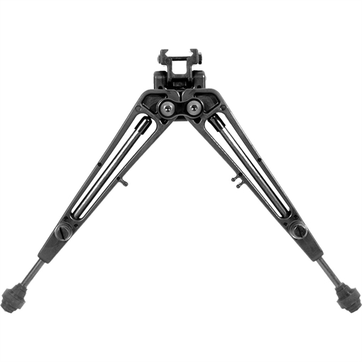 Picture of Limbsaver True-Track Bipod made of Durable Isoplast with Black Finish, Picatinny Rail Attachment, 7-11" Vertical Adjustment, Rubber Feet & Leg-Lock System 12650