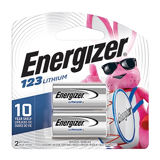 Picture of Energizer CR 123 LITHIUM BATTERIES 2/PACK E0919800