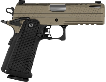 Picture of Live Free Armory Apollo 11 9mm 17+1 4.15" 416 Stainless Steel Slide Elite Flat Dark Earth Cerakote Black Polymer Grip LFAPF712086