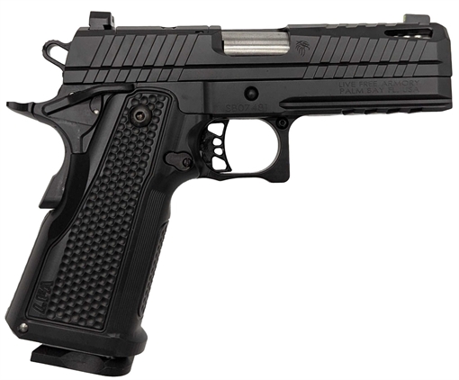 Picture of LFA Apollo 11 Compact Pistol - 9mm | Black |Aluminum Grip | 4.1" Ported | 1x17rd Mag LFAPC61305P-AG 810128643542