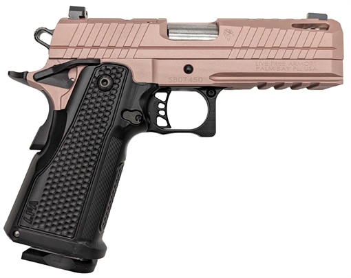 Picture of LFA Apollo 11 Compact Pistol - 9mm | Rose Blush |Aluminum Grip | 4.1" | 1x17rd Mag LFAPC01310RBP-AG 810128643597
