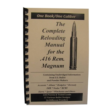 Picture of Loadbooks Usa LOADBOOKS .416 REMINGTON MAGNUM EACH 416REMM