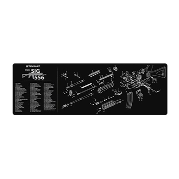 Picture of Tek Mat TEKMAT LONG GUN CLEANING MAT FOR SIG SAUER 556 BLACK TEK-R36-SIG556 TEKR36SIG556