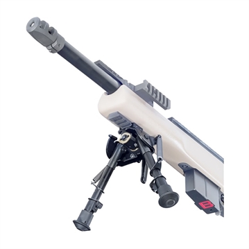 Picture of Badger Ordnance LPBK Enhanced Bipod, Fits Picatinny, 6"-9" Adjustable Length, Black 534-01A