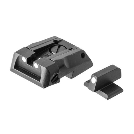 Picture of L.P.A. Sights WHITE DOT SET, ADJUSTABLE, NOVAK STYLE SPS07NK30