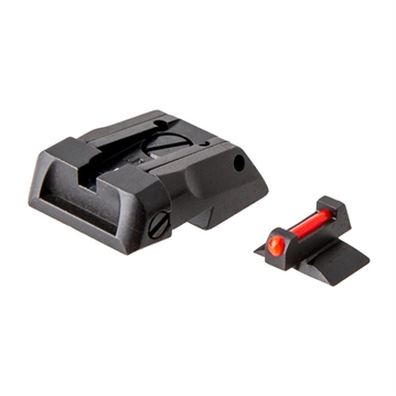 Picture of L.P.A. Sights BLACK REAR/RED FRONT ADJUSTABLE SIGHT SET, NOVAK STYLE SPS07NK6F