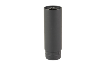 Picture of Liberty Precision Machine Duty, Suppressor, 556NATO, 1/2X28 Direct Thread, DLC Titanium, Cerakote Finish, Black, 1.75" Diameter, Solid End Cap Only LPM-10023