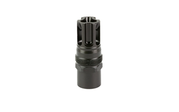 Picture of Liberty Precision Machine Eclipse, Flash Hider, 30 Caliber, 1/2X28 Thread Pitch, Compatible with .900"-24 Mounts, 2.25" Long for a 14.5" Pin and Weld, Nitride Finish, Black LPM-2005