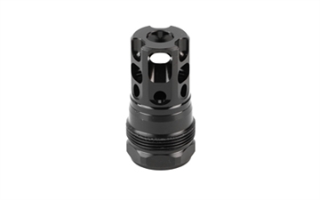 Picture of Liberty Precision Machine Liberty Bell, Muzzle Brake, 30 Caliber, 5/8X24 Thread Pitch, Compatible with .900"-24 Mounts, Nitride Finish, Black LPM-2010