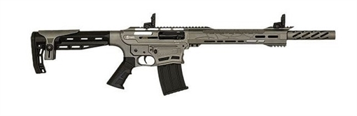 Picture of Citadel BOSS-25, Semi-automatic Shotgun, 12 Gauge, 3" Chamber, 18.75" Barrel, Cerakote Finish, Tactical Gray, Synthetic Furniture, 5 Rounds, 2 Magazines, Includes 5 Choke Tubes CBOSS2512-TG CBOSS2512TG