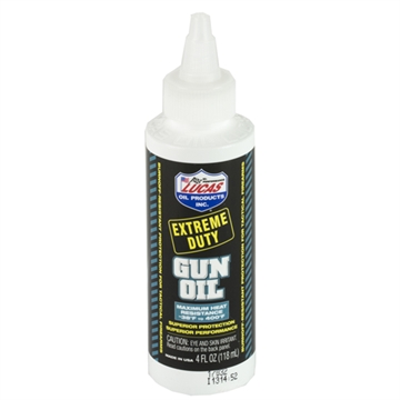 Picture of Lucas Oil Extreme Duty Gun Oil Against Heat, Friction, Wear 4 oz Squeeze Bottle 10877