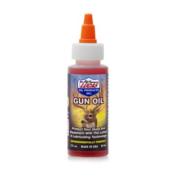 Picture of Lucas Oil Lucas Gun Oil Cleans, Lubricates, Prevents Rust & Corrosion 2 oz Squeeze Bottle 10006