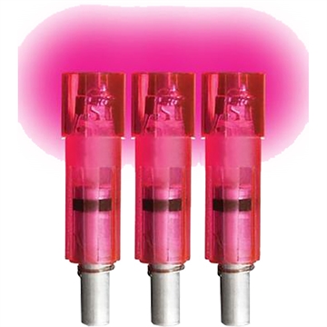 Picture of Lumenok Lumenok Crossbow Nocks Pink Flat Excalibur 3 pk. EXCF3P