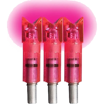Picture of Lumenok Lumenok Crossbow Nocks Pink Moon Gold Tip 3 pk. GTC3P