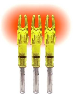 Picture of LUMENOK LIGHTED NOCK SIGNATURE SERIES HD ORANGE 3PK SL3