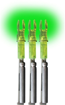 Picture of Lumenok Lumenok Lighted Nocks Green X 3 pk. X3G