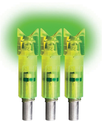 Picture of Lumenok Lumenok Crossbow Nocks Green Moon Easton/Beman 3 pk. ECC3G