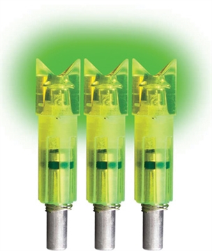 Picture of Lumenok Lumenok Crossbow Nocks Green Moon Easton/Beman 3 pk. ECC3G
