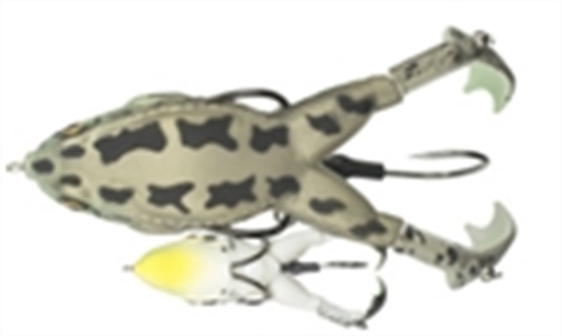 Picture of LUNKERHUNT PROP FROG 3.5" 1/2OZ GREEN TEA PROPF01