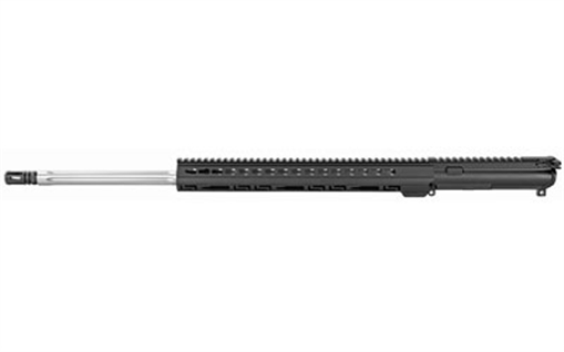 Picture of Luth-AR 24" Bull Barrel Complete Upper Assembly, 223 Remington, Black Finish, 15" Palm Handguard Keymod, Complete Barrel Assembly w/BCG, Fits AR-15 FTBL-B24