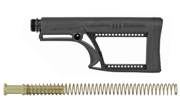 Picture of Luth-AR MBA-2 Stock With Buffer Assembly, A2 Extension Tube, Standard Buffer, .308 Buffer Spring, Fixed, Black MBA-2K308