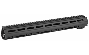 Picture of Luth-AR Palm Handguard, 15", M-LOK, Aluminum, Free Float, Barrel Nut Included, Fits AR-15 Rifles, Black HG-V-15M