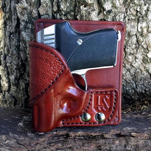 Picture of LW SEECAMP BEARCREEK MAHOGANY HOLSTER RH 102D