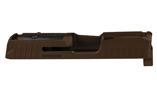 Picture of Lone Wolf Distributors Dawn Series, Stripped Slide for Sig P365, Optic Cut for Holosun 507K Footprint, Matte Finish, Bronze LWD-DAWN365-OC-ORB