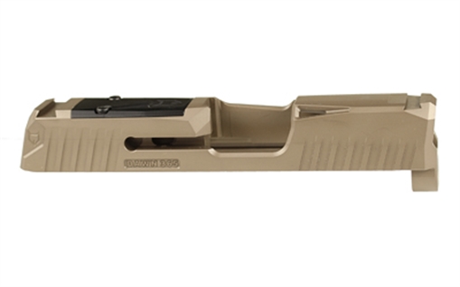 Picture of Lone Wolf Distributors Dawn Series, Stripped Slide for Sig P365, Optic Cut for Holosun 507K Footprint, Matte Finish, Flat Dark Earth LWD-DAWN365-OC-FDE