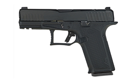 Picture of Lone Wolf Distributors Dusk19, Striker Fired, Semi-automatic, Polymer Frame Pistol, Compact, 9mm, 4.02" Black Barrel, Matte Finish, Black Frame and Slide, RMR Compatible Optic Cut, Black Rear Sight and White Dot Front Sight, 15 Rounds, 1 Magazine LWD-DUSK19-BLK-NIT