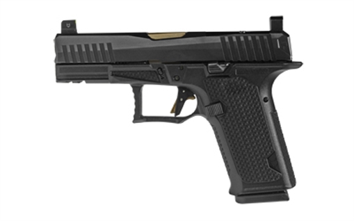 Picture of Lone Wolf Distributors Dusk19, Striker Fired, Semi-automatic, Polymer Frame Pistol, Compact, 9mm, 4.02" Bronze Barrel, Matte Finish, Black Frame and Slide, RMR Compatible Optic Cut, Front Night Sight/ Black Rear, 15 Rounds, 1 Magazine LWD-DUSK19-BLK