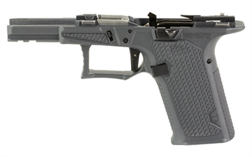 Picture of Lone Wolf Distributors Dusk19 Textured Frame, Built, Striker Fired, Semi-automatic, Compact, Fits 3rd and 4th Generation Glock 19 Slides, Matte Finish, Black, Integral Locking System LONELWD-CCS-BUILT-GRY