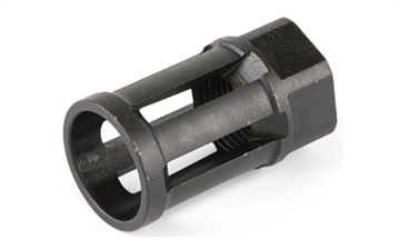 Picture of Lone Wolf Distributors Flash Hider, Black Oxide Finish, Fits 1/2x28 9mm Barrels LWD-FH9