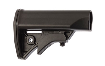 Picture of LWRC LWRCI Compact Stock Black Synthetic Adjustable for AR-15, M16 with Mil-Spec Tube (Tube Not Included) 2000124A01