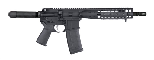 Picture of LWRC DI 5.56x45mm NATO 30+1 10.50" Black Steel Barrel, Black Hardcoat Anodize Aluminum Picatinny Rail Receiver, Black Synthetic Buffer Tube, Black Magpul Grip, Ambidextrous ICDIP5B10