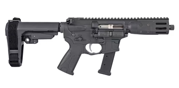Picture of LWRC IC-9 9MM 5.7IN BARREL 33RD BLACK PISTOL WITH SBA3 BRACE ICP9B5KSBA3