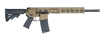 Picture of LWRC Individual Carbine Direct Impingement 300 Blackout 30+1 16.10" Barrel, Exclusive Flat Dark Earth Anodized Receiver, 6 Position Stock, Magpul MOE Grip, Optics Ready ICDIR3CK16ML