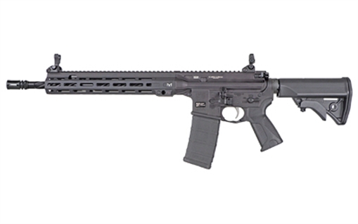 Picture of LWRC ICMKII, Semi-automatic Rifle, AR-15, 16.1" Threaded Barrel, Matte Finish, Black, LWRC Ultra Grip, LWRCI Compact Stock, 30 Rounds, 1 Magazine ICMKIIR5B16