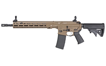 Picture of LWRC ICMKII, Semi-automatic Rifle, AR-15, 16.1" Threaded Barrel, Matte Finish, Flat Dark Earth, LWRC Ultra Grip, LWRCI Compact Stock, 30 Rounds, 1 Magazine ICMKIIR5CK16