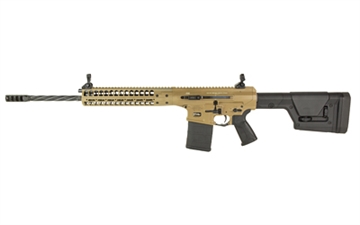 Picture of LWRC REPR MKII, Semi-automatic Rifle, 308 Winchester/762NATO, 20" Spiral Fluted Barrel, Threaded 5/8x24, LWRC Ultra Muzzle Brake, Flat Dark Earth, Magpul PRS Stock, 20 Rounds, 1 Magazine REPRMKIIR7CKF20SC