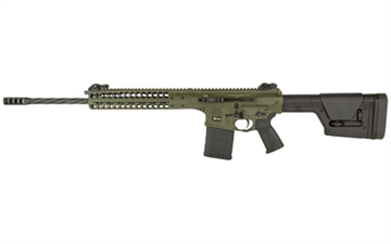 Picture of LWRC REPR MKII, Semi-automatic Rifle, 308 Winchester/762NATO, 20" Spiral Fluted Barrel, Threaded 5/8x24, LWRC Ultra Muzzle Brake, Olive Drab Green, Magpul PRS Stock, 20 Rounds, 1 Magazine REPRMKIIR7ODGF20SC