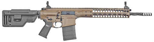 Picture of LWRC REPR MKII 7.62 RFL 16" SPIRL FLTD FDE SIDE CHARGE REPRMKIIR7CKF16S REPRMKIIR7CKF16SC