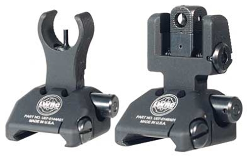 Picture of LWRC Skirmish Sights, Front and Rear Sights, Picatinny, Black Finish 200-0065A01 2000065A01