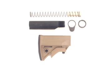Picture of LWRC Ultra-Compact Individual Weapon Stock Kit, Shortened Stock, Buffer, Buffer Tube, Buffer Spring, Flat Dark Earth 200-0092A02